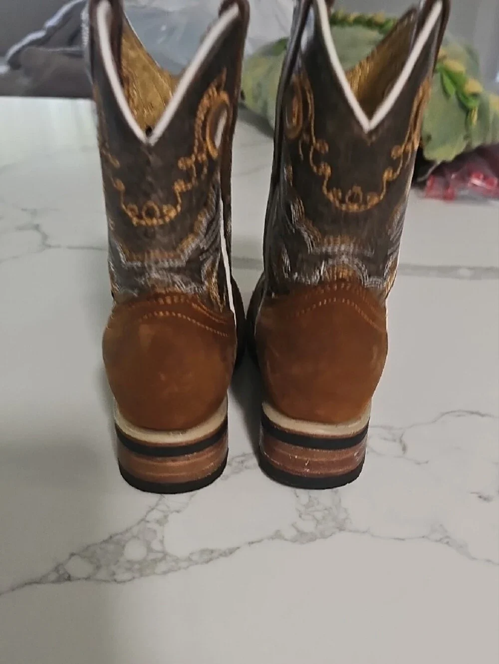 Classic Kids Brown Western Pull-On Boots